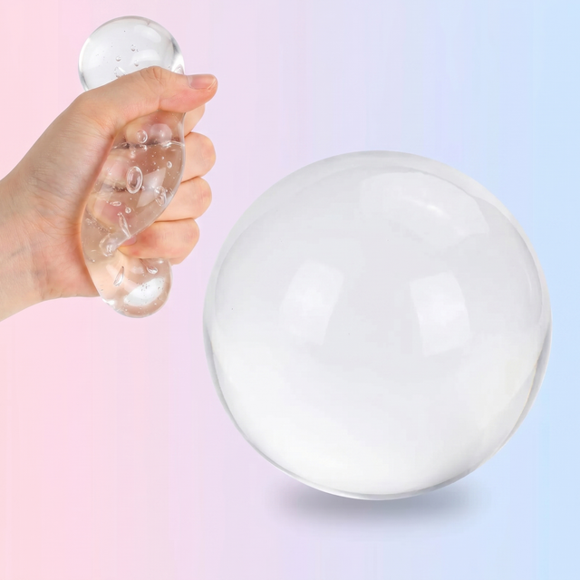 כדור סוכר נמתח 🍬 — סקוויש שקוף